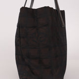 Chanel 2003 Nylon Travel Line Chocolate Bar Tote