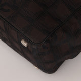 Chanel 2003 Nylon Travel Line Chocolate Bar Tote