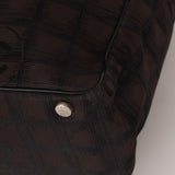 Chanel 2003 Nylon Travel Line Chocolate Bar Tote