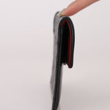 Chanel 1989 Vintage Lambskin Wave Single Flap with Chanel Wallet