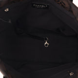 Chanel 2003 Nylon Travel Line Chocolate Bar Tote