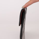 Chanel 1989 Vintage Lambskin Wave Single Flap with Chanel Wallet