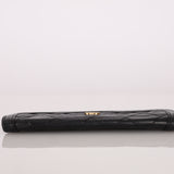 Chanel 1989 Vintage Lambskin Wave Single Flap with Chanel Wallet