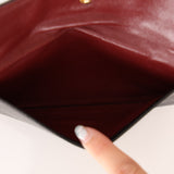 Chanel 1989 Vintage Lambskin Wave Single Flap with Chanel Wallet
