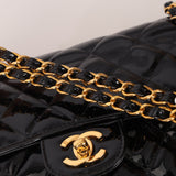 Ultra-Rare Chanel 1996 Patent Medium Single Classic Double Sided Flap Bag 24K GP