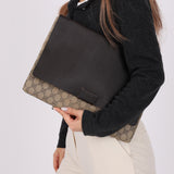 Gucci Coated Canvas Monogram Clutch