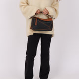 Loewe Small Craft Tan & Black Puzzle Bag