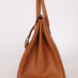 Hermès 1996 Gold Courchevel Retourne Birkin 35 GHW