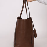 Gucci Brown Leather Medium Swing Tote