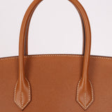 Hermès 1996 Gold Courchevel Retourne Birkin 35 GHW