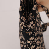 Chanel 1996 Canvas CC Clover Kiss-Lock Shoulder Clutch
