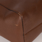 Gucci Brown Leather Medium Swing Tote