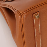 Hermès 1996 Gold Courchevel Retourne Birkin 35 GHW