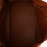 Hermès 1996 Gold Courchevel Retourne Birkin 35 GHW