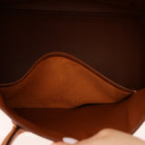 Hermès 1996 Gold Courchevel Retourne Birkin 35 GHW
