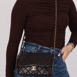 Chanel 1996 Small Classic Flap Camera Bag 24K GP