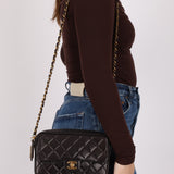 Chanel 1996 Small Classic Flap Camera Bag 24K GP
