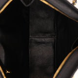 Chanel 1997 Caviar Camera Bag Turnlock Chain Tote 24K GP