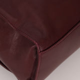 Chanel 1994 Bordeaux Timeless Zip Shopping Tote