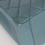 Chanel 2011 Teal Grand Shopping Tote