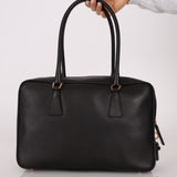 Prada Saffiano Lux Bauletto Boston Bag