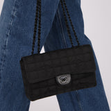 Chanel 2002 Travel Ligne Incognito Medium Flap Bag