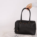 Prada Saffiano Lux Bauletto Boston Bag