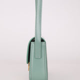 Celine Sea Foam Box Shiny Calfskin Claude Shoulder Bag