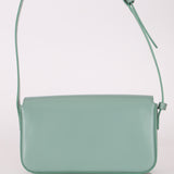 Celine Sea Foam Box Shiny Calfskin Claude Shoulder Bag