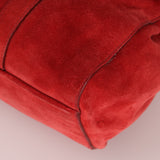 Prada Red Suede East West Flap