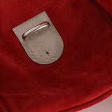 Prada Red Suede East West Flap