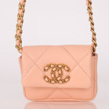 Chanel 19 Lambskin Cardholder Belt Bag