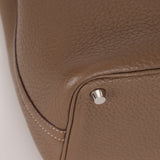 Hermès 2014 Etoupe Clemence Picotin 18 PHW
