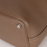Hermès 2014 Etoupe Clemence Picotin 18 PHW