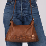 Celine Vintage Macadam Stud and Applique Hobo