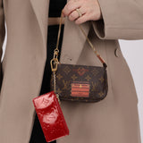 Louis Vuitton Red Vernis Key Pouch