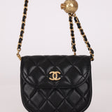 Chanel 2019 Lambskin Pearl Crush Waist Bag