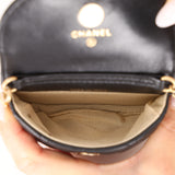 Chanel 2019 Lambskin Pearl Crush Waist Bag