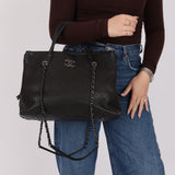 Chanel 2016 Grained Vegetal Calfskin Urban Shopping Tote