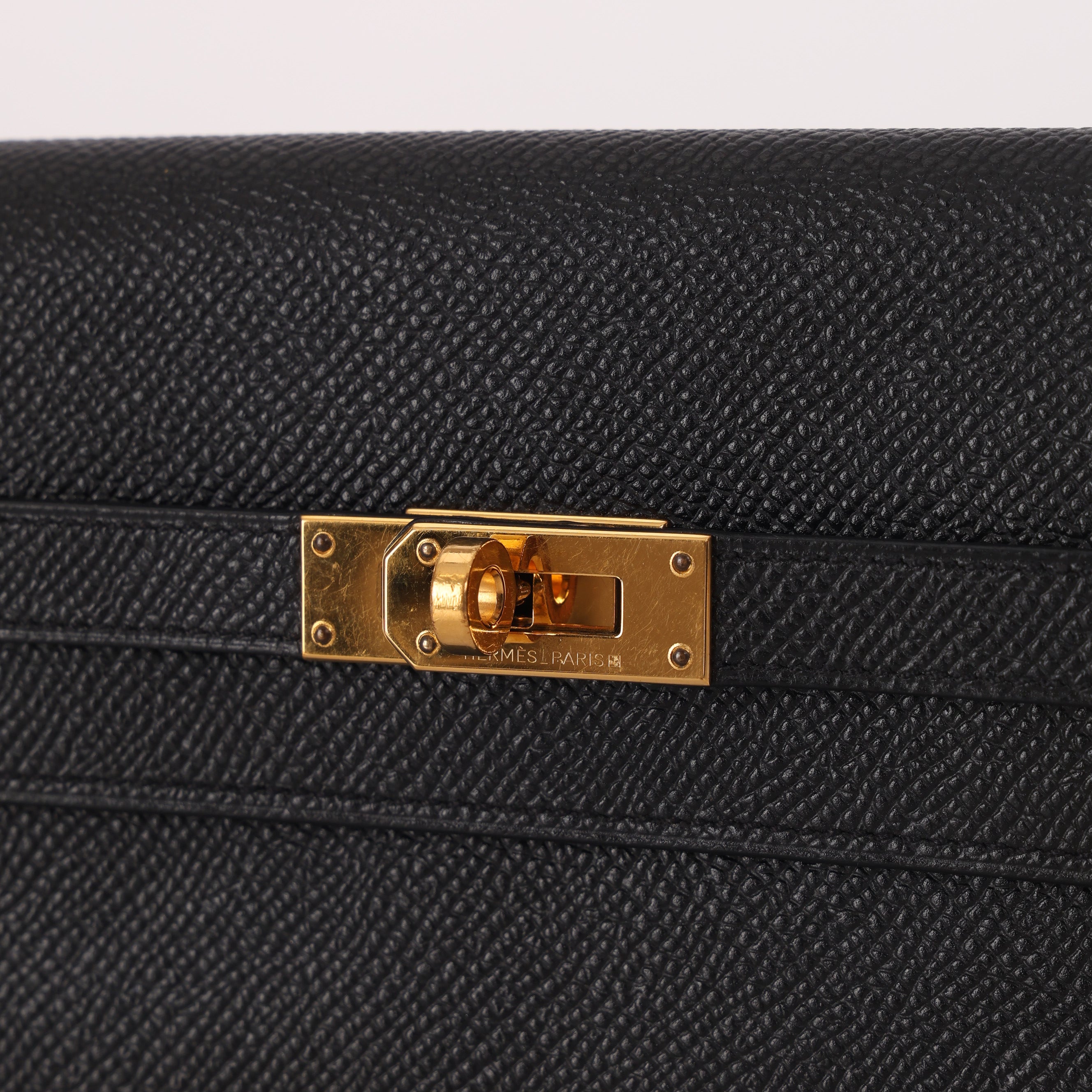 Hermès 2016 Epsom Kelly Long Wallet GHW