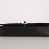 Chanel 1980s Lambskin Mini Bijoux Chain Turnlock Full Flap