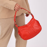 Celine Triomphe Red Shoulder Bag