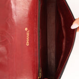 Chanel 1980s Lambskin Mini Bijoux Chain Turnlock Full Flap