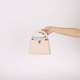 Limited Edition Louis Vuitton Mini Capucines Flower Chain Bag