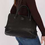 Chanel 2016 Grained Vegetal Calfskin Urban Shopping Tote