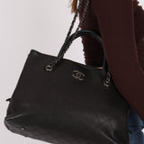 Chanel 2016 Grained Vegetal Calfskin Urban Shopping Tote