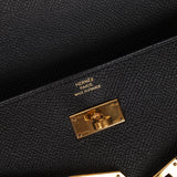 Hermès 2016 Epsom Kelly Long Wallet GHW