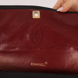 Chanel 1980s Lambskin Mini Bijoux Chain Turnlock Full Flap