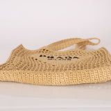 Prada Crochet Logo Tote