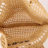 Prada Crochet Logo Tote
